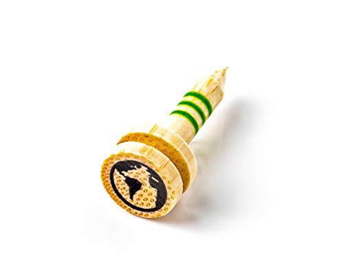 Green Swing Bamboo Golf Tees 25mm | Strong Sustainable Biodegradable | 30pcs | Green Castle Tees