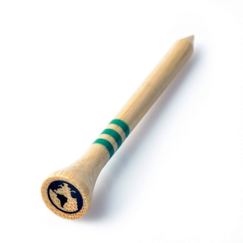 Green Swing Bamboo Golf Tees 70mm | Strong Sustainable Biodegradable | 30pcs (Natural Bamboo)