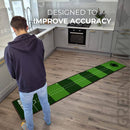 Greenhawk 3meters long Golf Putting Mat Indoor Golf, Carry Bag and Putting Cup - Perfect Aid to Simulate a green, Golf Gift