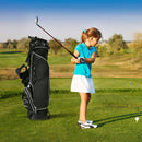 GYMAX Waterproof Golf Stand Bag – Black