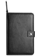 Handy Picks Golf Scorecard Holder n Yardage Book Cover - Divot Repair Tool, Ball Marker, Golf Tees, Scorer, Pencil n Scorecards Included - Gift for Golfers (Black)