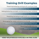 Happy Golfer - Golf Swing Alignment Trainer – Swing Plate & Stick Set