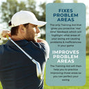 Happy Golfer - Golf Swing Alignment Trainer – Swing Plate & Stick Set