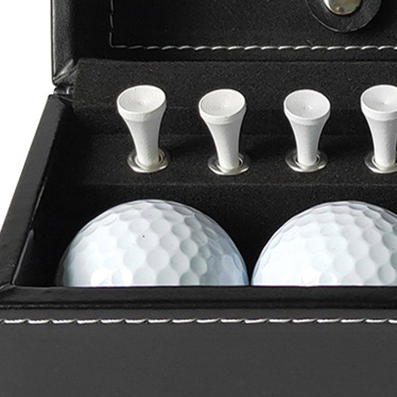 harayaa Golf Ball and Tee Gift Set 6 Golf Tees with PU Case Golf Accessories Set Golf Gift for Men 3Pcs Golf Balls for Him Green Dad, Blue Divot Tool