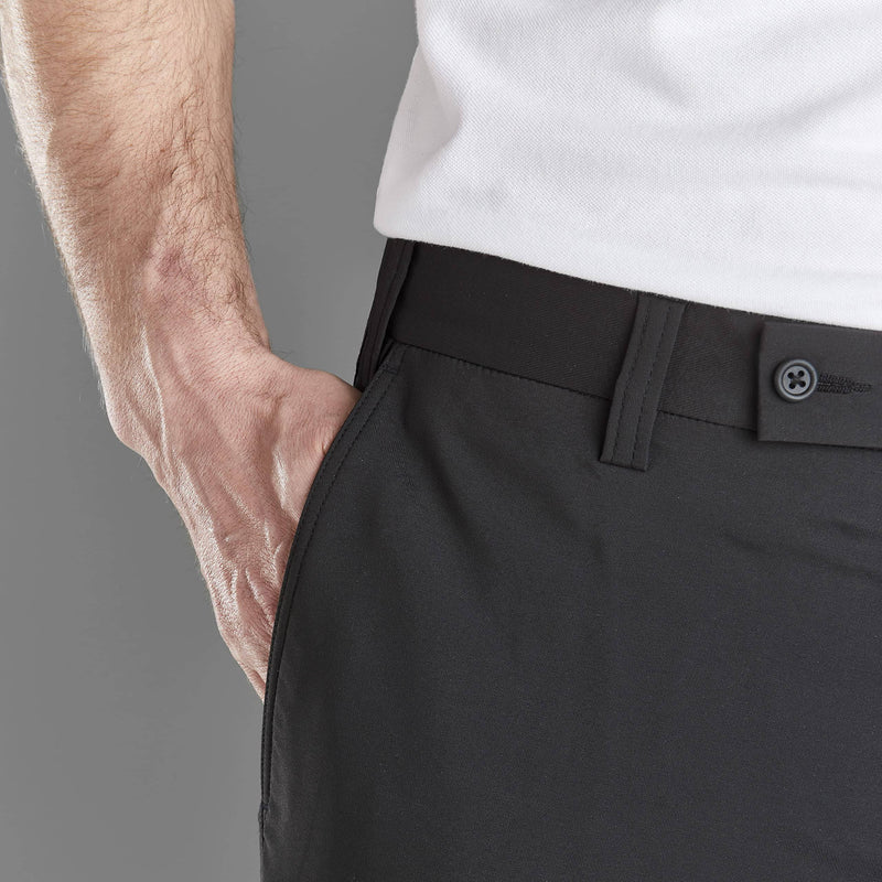 Harry Hall Men's Golf Trousers - Slim Fit, Grip Waistband, Stretch & Breathable Fabric - Quick Dry, Water Resistant Finish