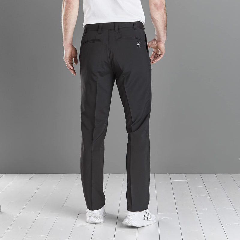 Harry Hall Men's Golf Trousers - Slim Fit, Grip Waistband, Stretch & Breathable Fabric - Quick Dry, Water Resistant Finish