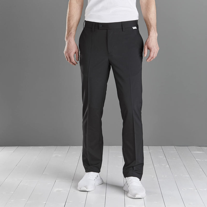 Harry Hall Men's Golf Trousers - Slim Fit, Grip Waistband, Stretch & Breathable Fabric - Quick Dry, Water Resistant Finish