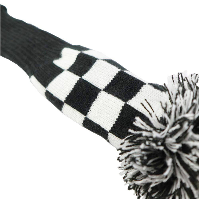 Hauni Stripes Knitted Golf Club Head Covers 3 Piece Set 1 3 5 Driver and Fairway HeadCovers Fits 460cc Drivers…