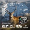 Hawkray Camo Rangefinder – 1200Y Laser with Rechargeable Battery