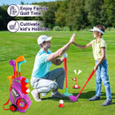 HERSITY Kids Golf Set, Garden Golf Clubs Toddler, Sports Toys Outdoor Indoor Games for Children Boys Girls 3 4 5 6+ Years Old Gifts