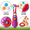 HERSITY Kids Golf Set, Garden Golf Clubs Toddler, Sports Toys Outdoor Indoor Games for Children Boys Girls 3 4 5 6+ Years Old Gifts