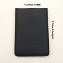 HH-GOLF Golf Scorecard Holder,Black Synthetic Leather Golf card and pencil holder, Deluxe Pocket Golf Yardage Books golf gift