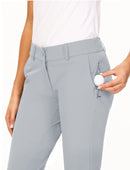 Hiverlay Womens pro Golf Pants Quick Dry Slim Lightweight Work Pants with Straight Ankle Also for Hiking or Casual Ladies