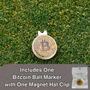 Bitcoin Golf Ball Marker with Magnetic Hat Clip – HODL 21