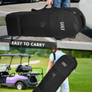 Holdfiturn Waterproof Padded Golf Travel Bag with Wheels