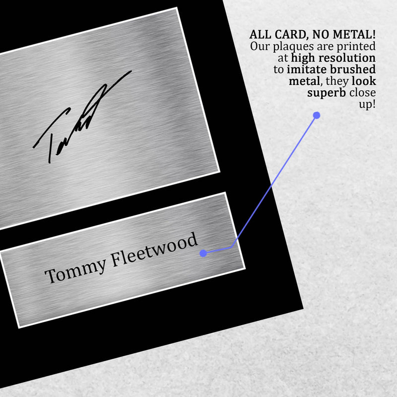 HWC Trading A4 Tommy Fleetwood Gifts Printed Signed Autograph Picture for Golf Memorabilia Fans - A4