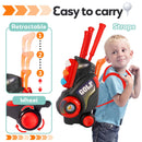 HYAKIDS Golf Set for Kids, Outdoor Garden Games Toy Golf Clubs Suitcase with 6 Balls, 3 Golf Clubs, 2 Practice Holes, Indoor Sports Toys for Toddlers Boys Girls