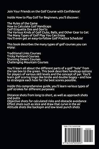 How to Play Golf For Beginners: A Guide to Learn the Golf Rules, Etiquette, Clubs, Balls, Types of Play, & A Practice Schedule