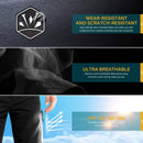 Jessie Kidden Walking Trousers Women Cargo Pants Waterproof Summer Lightweight Quick Dry Convertible Stretch Outdoor Casual UPF 50 Zip Off Capri, Black