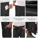 Jessie Kidden Women's Rain Trousers Waterproof Hiking Trousers Windproof Lightweight Over Pants Outdoor for Golf, Black