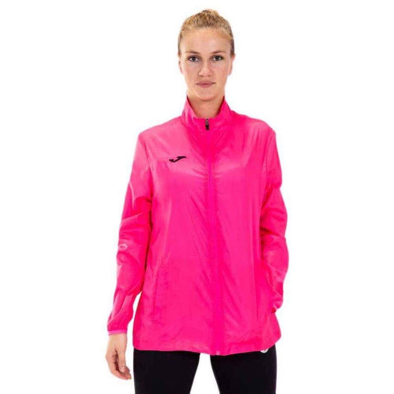 Joma Women's Elite VII Windbreaker, Fluorescent Pink