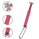 K & V Golf Golf Club Groove Sharpener Tool - Golf Club Cleaner with 6 Cutters for Pitching, Sand, Lob & Gap Wedges & All Irons - 6 Heads Re-Grooving Cleaning Tool - Improves Backspin & Ball Control