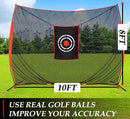 KAIDIDA Golf Nets: Golf Driving Practice Net Hitting Swing Chipping for Backyard Garden