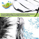 KBNIAN Golf Bag Rain Cover, PVC Trolley Rain cover Rain Hood Waterproof Windproof Translucent PVC Golf Cart Travel Bag Rain Hood Portable Golf Rain Hood for Golf Bags Push Carts