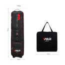 KOFULL Foldable Golf Travel Bag with Wheels – Black/Red