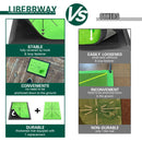 Golf Training Mat, LIBERRWAY Golf Mat Analysis Swing Path with 1 Replacement, Outdoor/Indoor Golf Swing Trainer Portable Golf Practice Mat for Improving Swing Accuracy and Distance