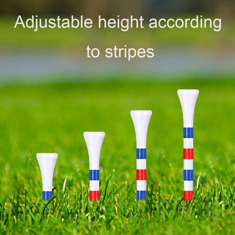 LIKOSO Bamboo Golf Tees 2 3/4 inch Wooden Golf Tees Long Pack of 100 for Golf Driver Accessories