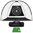 Links Choice Pro Size Golf Driving Net with 24 Free Golf Balls and Grass Mat