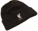 Liverpool FC Black Knitted Cuff Hat – Official Crest