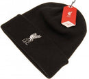 Liverpool FC Black Knitted Cuff Hat – Official Crest