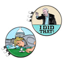 Funny Golf Hat Clip & Ball Marker Set – Pack of 2 for Men & Women