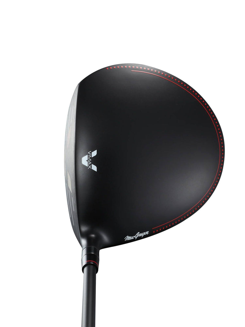 MacGregor V-Max Speed Lightweight Driver Golf Club, 10.5 or 12 Degree, Mens Right Hand, Red