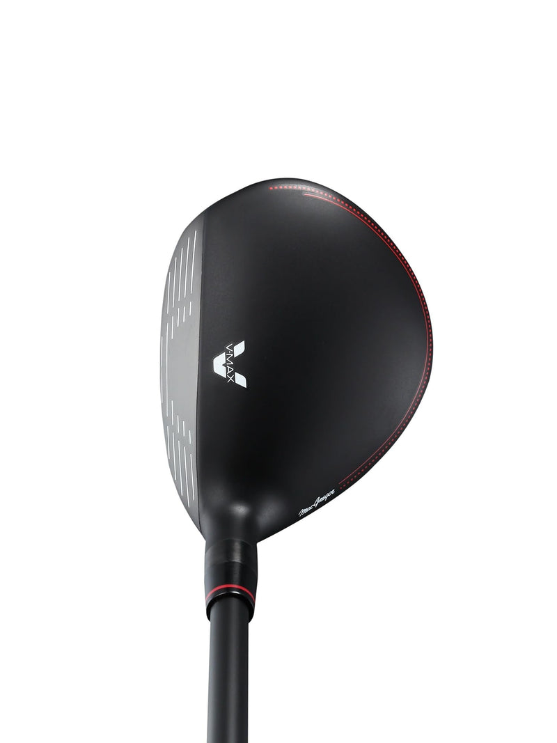 MacGregor V-Max Speed Lightweight Hybrid Regular Flex Golf Club, 18, 21 and 24 Degree, Mens Right Hand, Red