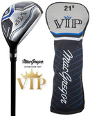 MacGregor VIP Men’s Graphite Golf Set with Cart Bag – Navy/Red