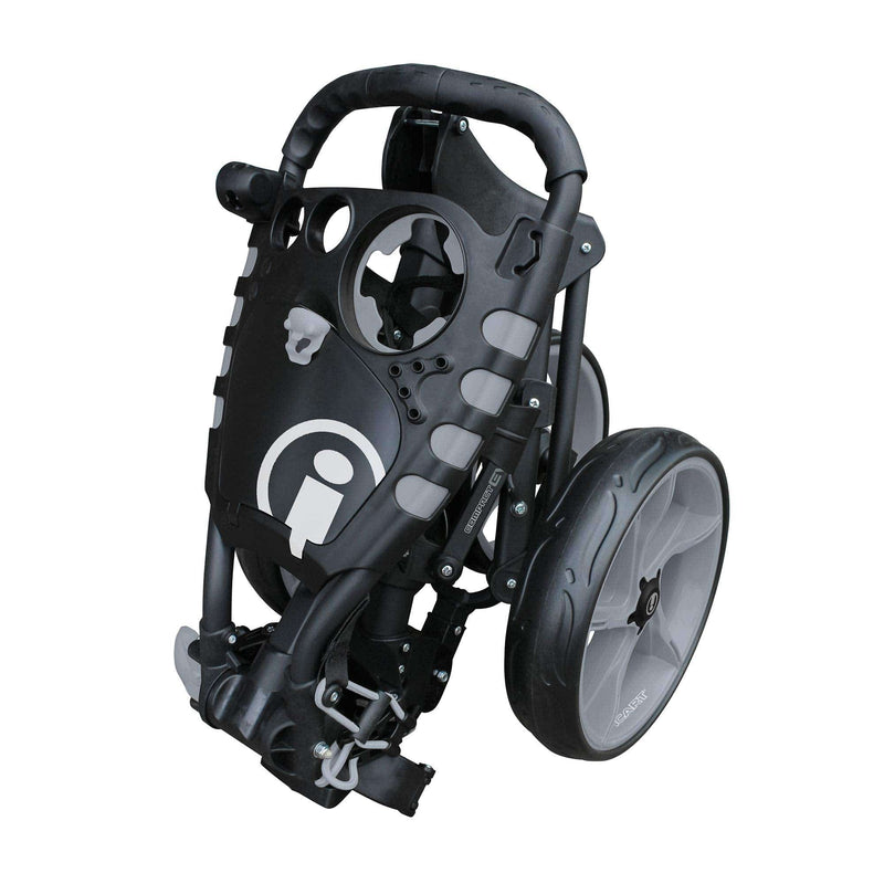 iCart Masters Compact Evo 3 Wheel Push Golf Trolley Black/Grey