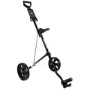 Masters Junior 3-Wheel Golf Trolley – Black