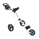 Masters 5 Series 3-Wheel Golf Push Trolley – White