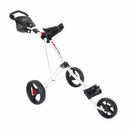 Masters 5 Series Lightweight 3-Wheel Golf Trolley – White