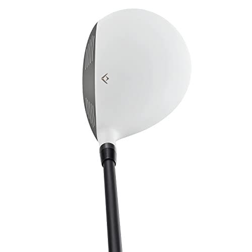 MAZEL Golf Fairway Woods 3 or 5, Titanium Golf Club 15 or 18 Degrees 44 Inches Right Handed Graphite Shaft (18, Degrees)