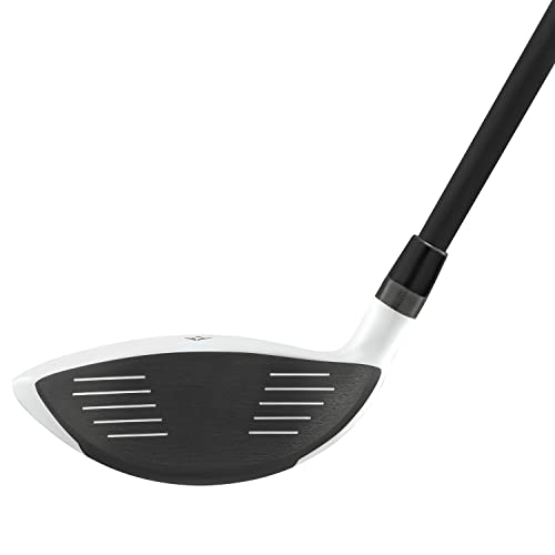 MAZEL Golf Fairway Woods 3 or 5, Titanium Golf Club 15 or 18 Degrees 44 Inches Right Handed Graphite Shaft (18, Degrees)