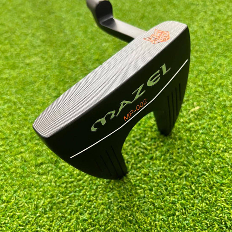 MAZEL Golf Putter for Men Right Hand 35 Inch, Double Bend Face Balance Mallet Putters MP-001,MP-002 (Grey&Black MP-002)