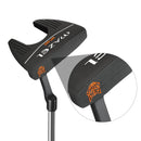 MAZEL Golf Putter for Men Right Hand 35 Inch, Double Bend Face Balance Mallet Putters MP-001,MP-002 (Grey&Black MP-002)