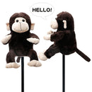 MAZEL Monkey Head Cover for Golf Driver Add Fun and Protection for Your Driver Club