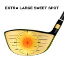 MAZEL Titanium Golf Driver for Men,Golden Z35 Driver Golf Clubs with Cup Face, Graphite Shaft,460CC for Right Handed Golfer
