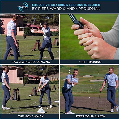 ME AND MY GOLF Unisex Swing Trainer, Black, weighted head and ergonomic shaft. UK