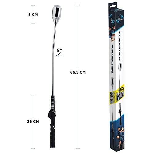 ME AND MY GOLF Unisex Swing Trainer, Black, weighted head and ergonomic shaft. UK
